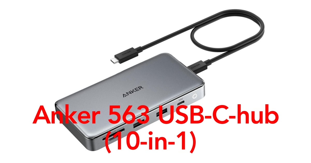 Anker 563 USB-C ハブ（10-in-1）3画面出力・デュアルモニター4K対応！10個の接続が一つで！